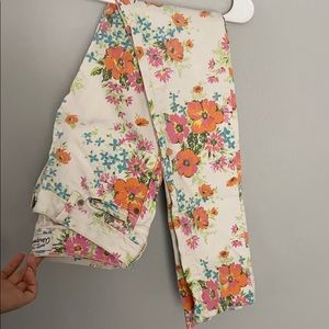 Aeropostale Flowered Jeans